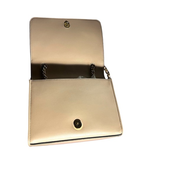 TORY BURCH SAVANNAH CONVERTIBLE SHOULDER BAG BEIGE - Picture 4 of 13